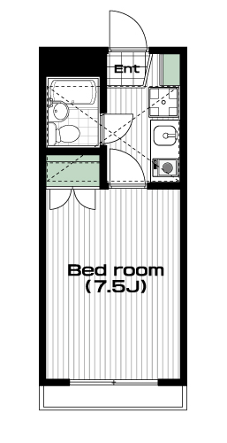 東大宮駅の賃貸 37,000円 間取り図