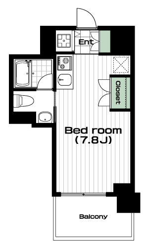 綱島駅の賃貸 92,500円 間取り図