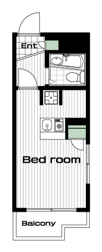 東武練馬駅の賃貸 48,000円 間取り図