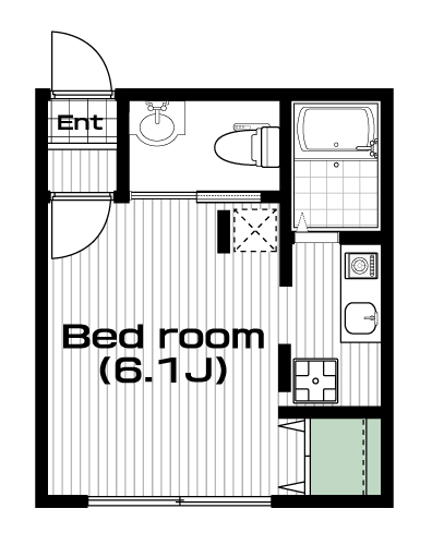 東武練馬駅の賃貸 80,000円 間取り図