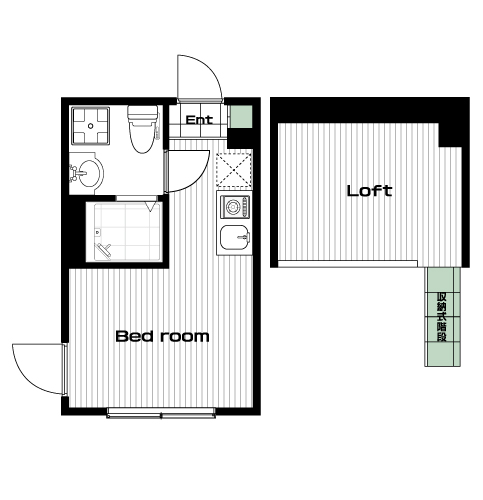 大泉学園駅の賃貸 59,000円 間取り図