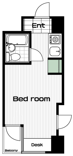 八王子駅の賃貸 37,000円 間取り図