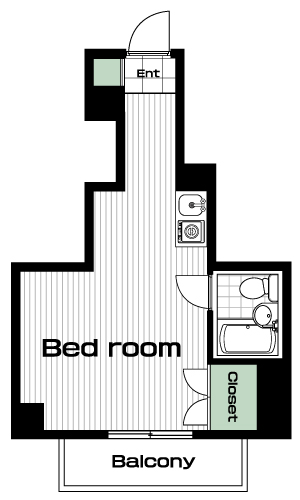 宮前平駅の賃貸 53,000円 間取り図