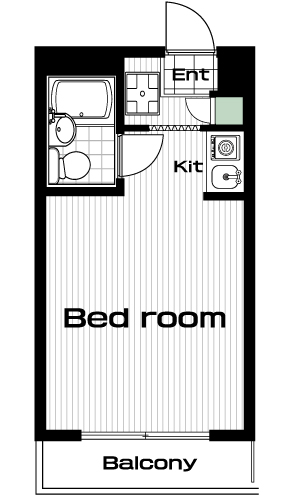 用賀駅の賃貸 55,000円 間取り図