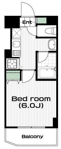 国分寺駅の賃貸 81,000円 間取り図