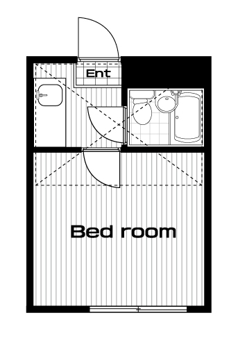 地下鉄成増駅の賃貸 50,000円 間取り図