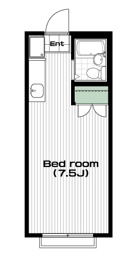 西台駅の賃貸 52,000円 間取り図