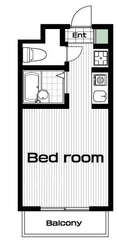 荻窪駅の賃貸 69,000円 間取り図