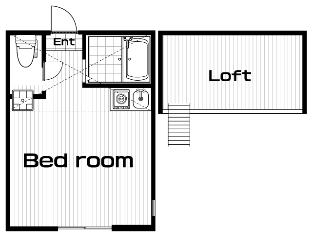 白楽駅の賃貸 63,000円 間取り図