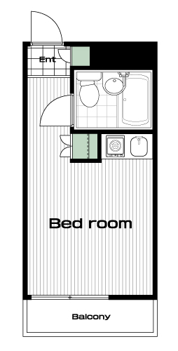 白山駅の賃貸 60,000円 間取り図