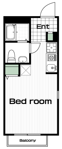 国分寺駅の賃貸 65,000円 間取り図