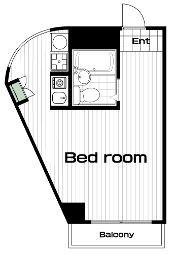 国分寺駅の賃貸 54,000円 間取り図