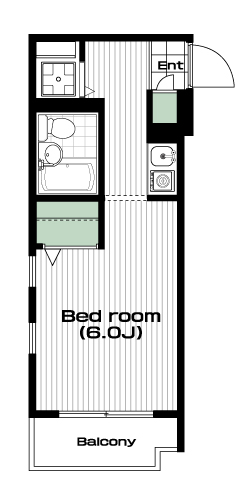 蓮根駅の賃貸 59,000円 間取り図