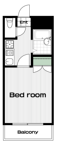 聖蹟桜ヶ丘駅の賃貸 55,000円 間取り図