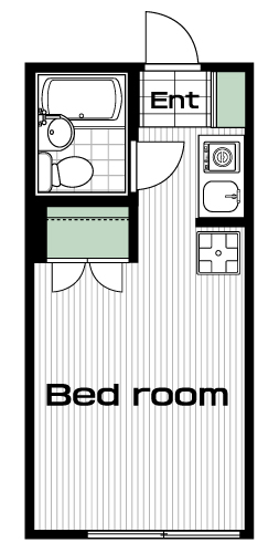 明大前駅の賃貸 59,000円 間取り図