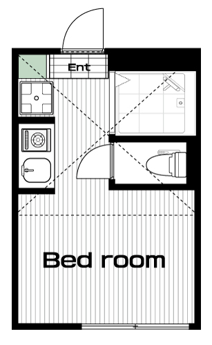 笹塚駅の賃貸 63,000円 間取り図