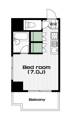 ときわ台駅の賃貸 68,000円 間取り図