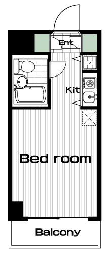 梅ヶ丘駅の賃貸 67,000円 間取り図
