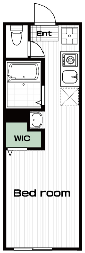西八王子駅の賃貸 65,000円 間取り図