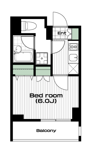 板橋本町駅の賃貸 71,000円 間取り図