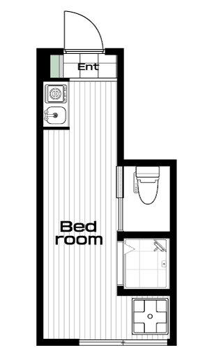 三軒茶屋駅の賃貸 50,000円 間取り図