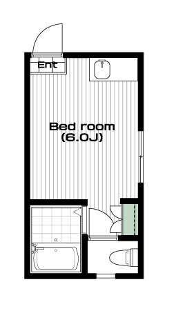 蓮根駅の賃貸 50,000円 間取り図