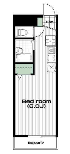 練馬駅の賃貸 68,000円 間取り図
