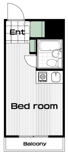 西荻窪駅の賃貸 53,000円 間取り図