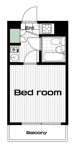西川口駅の賃貸 57,000円 間取り図