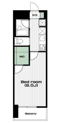 志木駅の賃貸 71,000円 間取り図