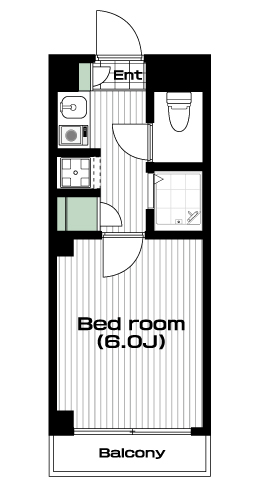 小岩駅の賃貸 54,000円 間取り図
