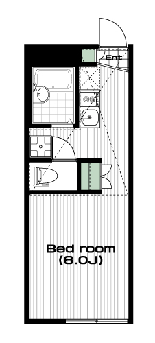 成増駅の賃貸 63,000円 間取り図