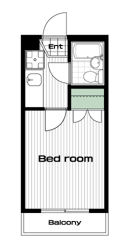 川越市駅の賃貸 42,000円 間取り図