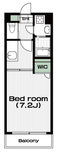 大塚・帝京大学駅の賃貸 66,000円 間取り図