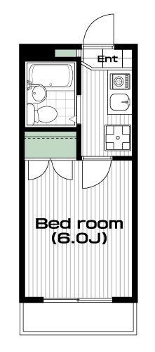 所沢駅の賃貸 40,000円 間取り図