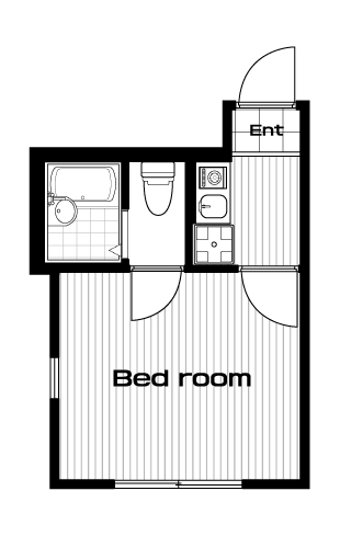 小菅駅の賃貸 52,000円 間取り図