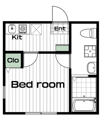 三ツ沢上町駅の賃貸 66,000円 間取り図