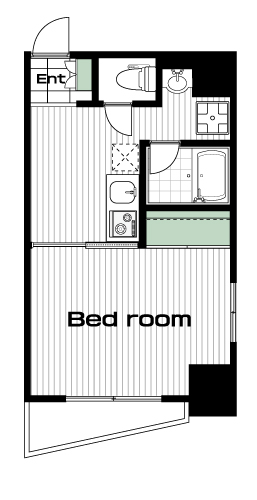 要町駅の賃貸 89,000円 間取り図