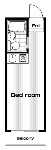 高円寺駅の賃貸 50,000円 間取り図