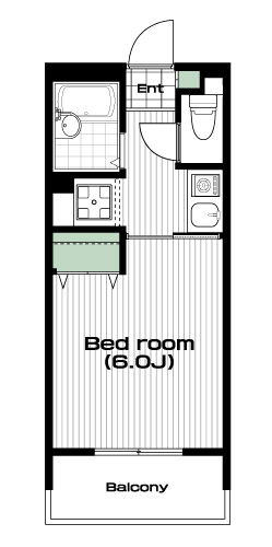 大山駅の賃貸 70,000円 間取り図