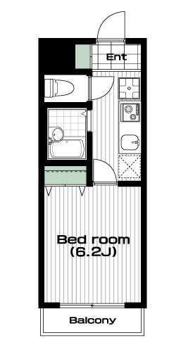 上福岡駅の賃貸 50,000円 間取り図