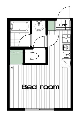 金町駅の賃貸 59,000円 間取り図