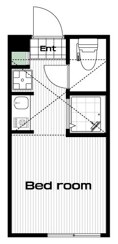 笹塚駅の賃貸 69,000円 間取り図