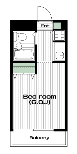 西台駅の賃貸 56,000円 間取り図