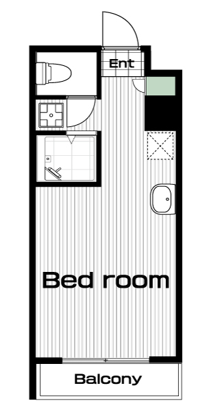 上星川駅の賃貸 55,000円 間取り図