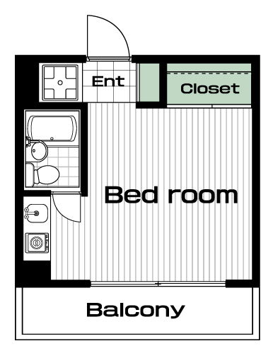 綱島駅の賃貸 53,000円 間取り図