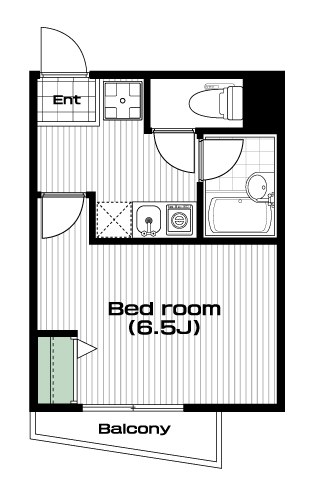 上板橋駅の賃貸 69,000円 間取り図