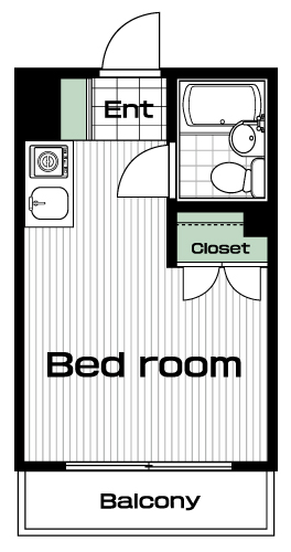つつじヶ丘駅の賃貸 50,000円 間取り図