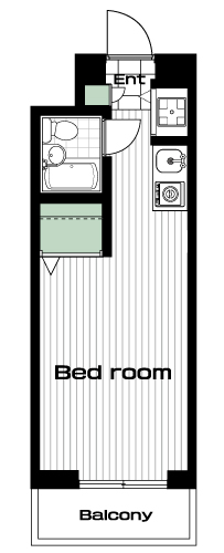 武蔵関駅の賃貸 59,000円 間取り図