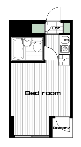 田端駅の賃貸 65,000円 間取り図